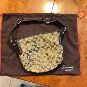 Signature C Coach hobo bag